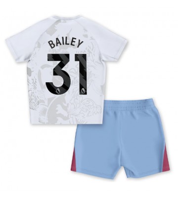 Aston Villa Leon Bailey #31 Replika Babytøj Udebanesæt Børn 2023-24 Kortærmet (+ Korte bukser)